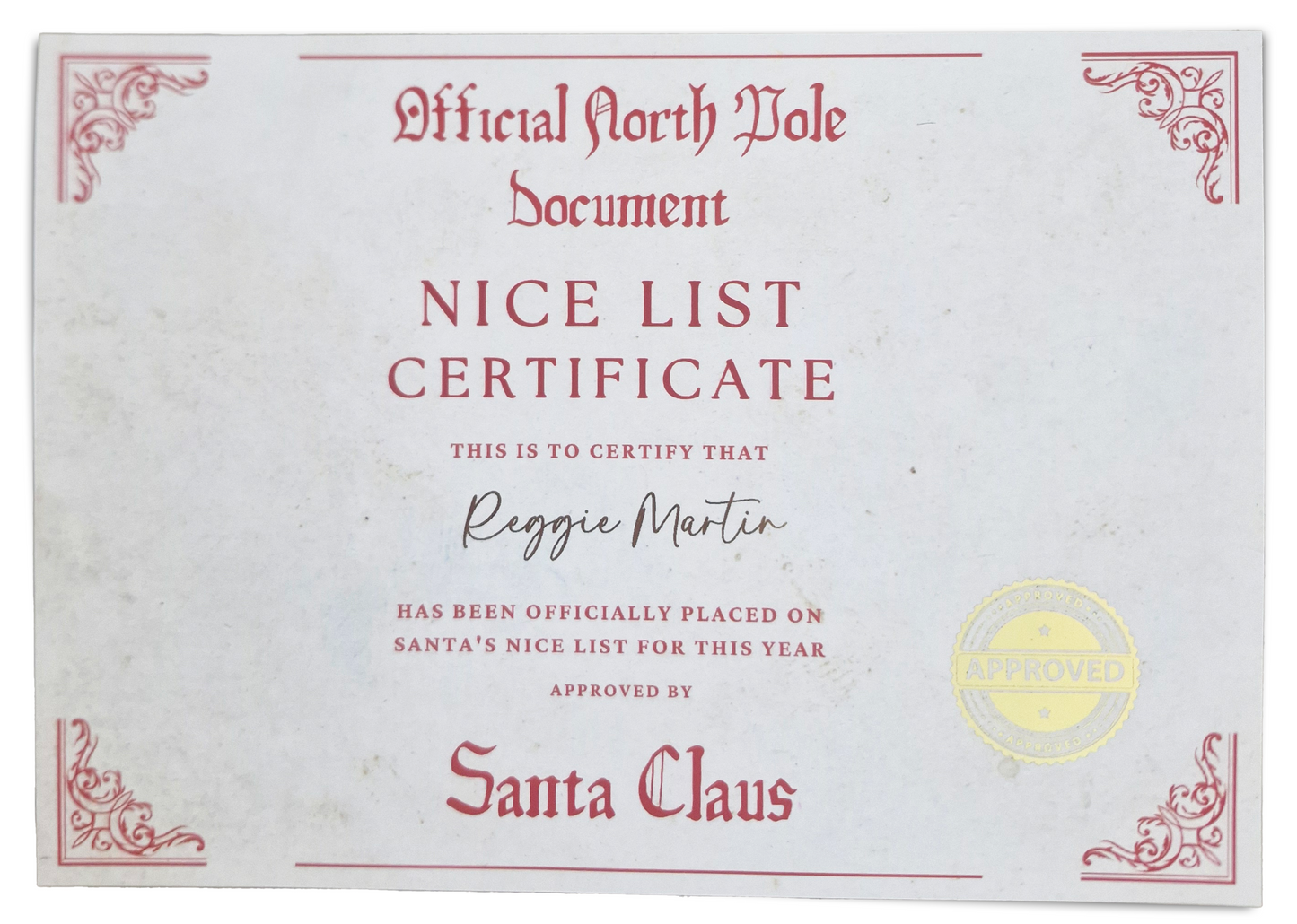 Letter from Santa