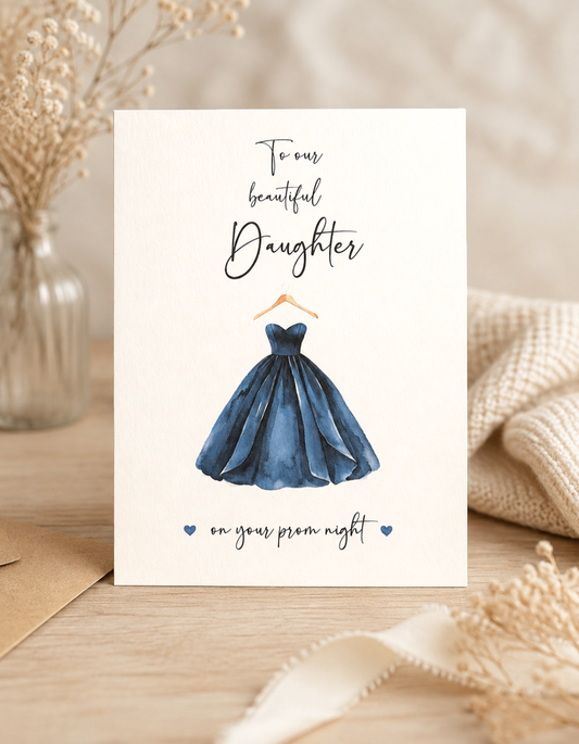 Daughter Prom Greetings Card