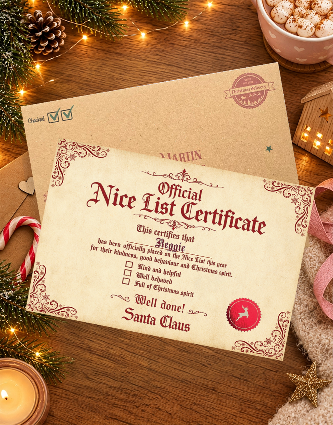 Nice List Certificate