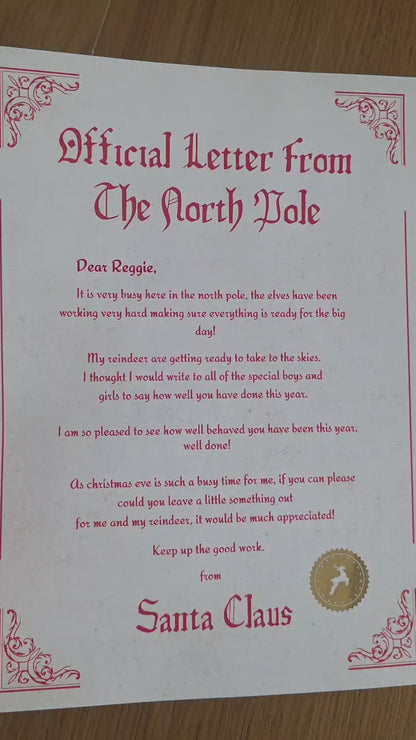 Letter from Santa